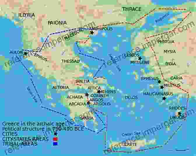 A Detailed Map Of Ancient Greece, Showcasing Its Prominent City States And Geographical Features. The History Of Peloponnesian War: According To Contemporary Historians Thucydides And Xenophon