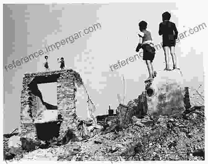 A Group Of Children Play In The Ruins Of A Bombed Out Building. Conflict Time Photography Satoshi Ito