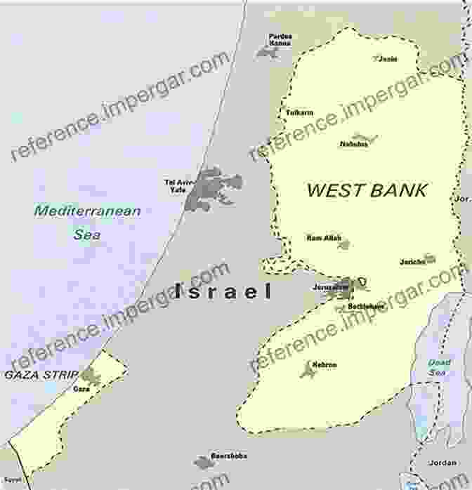 A Map Of The West Bank, Highlighted In Red, With A Question Mark Hovering Over It. The Limits Of The Land: How The Struggle For The West Bank Shaped The Arab Israeli Conflict (Perspectives On Israel Studies)