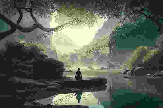 A Serene Image Of A Person In Deep Meditation, Surrounded By Nature's Tranquility Samadhi The Forgotten Eden: Revealing The Ancient Yogic Art Of Samadhi (Serenade Of Bliss 1)