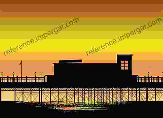 A Silhouette Of A Seaside Pier Reaching Out Into The Ocean Against A Dramatic Sunset Sky, Evoking A Sense Of Tranquility And Timeless Beauty Walking Over The Waves: Quintessential British Seaside Piers