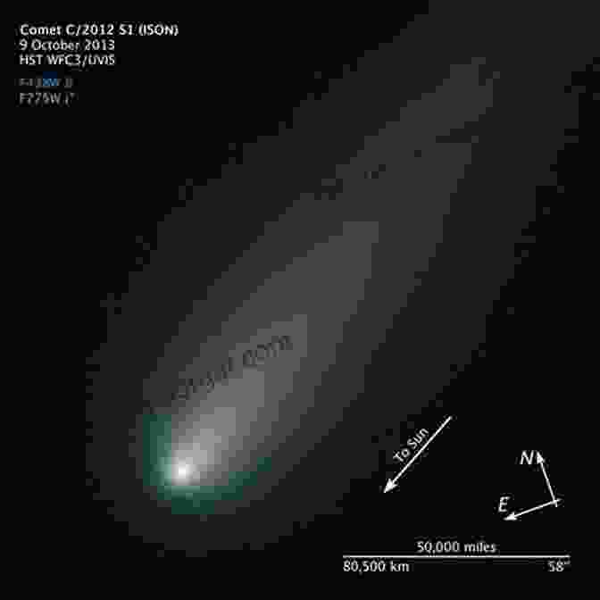 A Stunning Image Of Comet ISON Captured By The Hubble Space Telescope, Showcasing Its Breathtaking Tail And Coma. The Observing Guide To Comet ISON