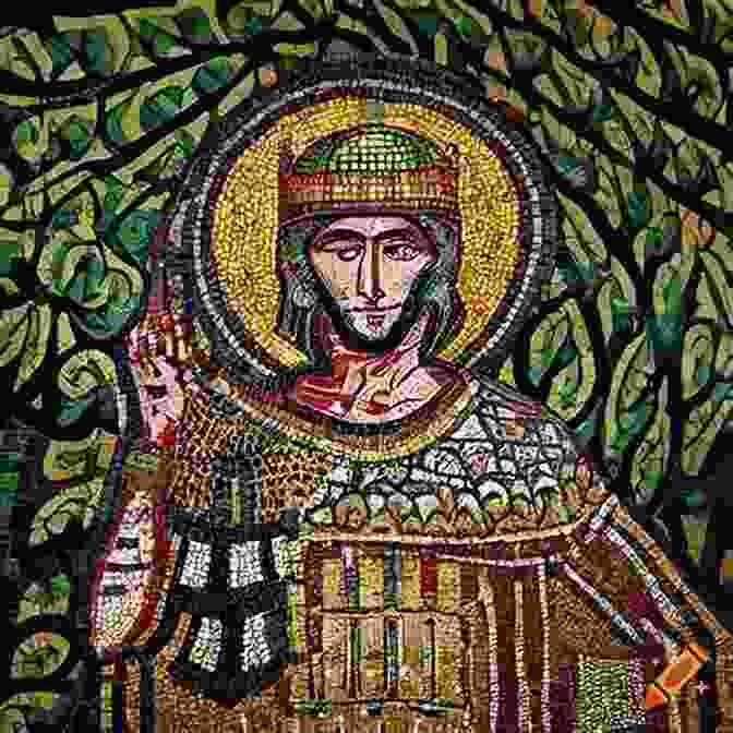 A Stunning Mosaic Depicting The Tranquil Beauty Of A Byzantine Garden, With Lush Vegetation And Vibrant Colors Landscape Nature And The Sacred In Byzantium