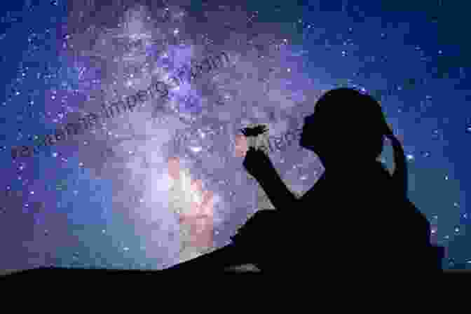 A Young Girl Gazing Up At A Star Filled Night Sky Mosaic Of A Scientific Life