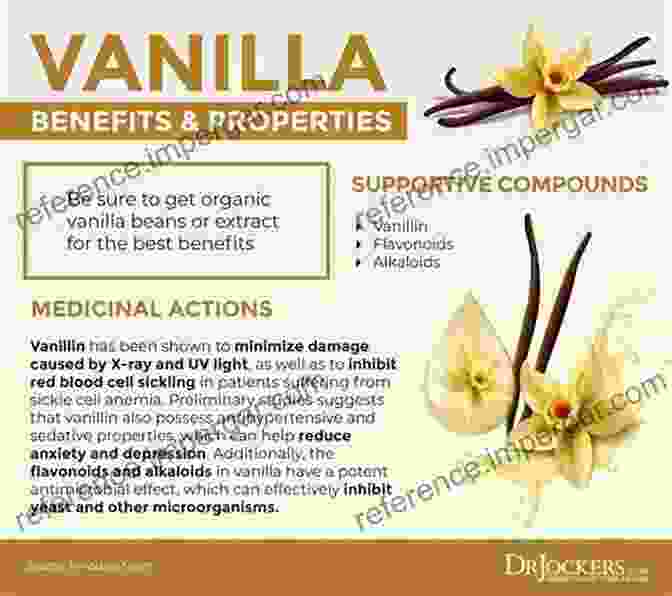 Illustration Showcasing Vanilla's Medicinal Properties, Including Pain Relief, Inflammation Reduction, And Anxiety Alleviation Vanilla (Medicinal And Aromatic Plants Industrial Profiles 47)