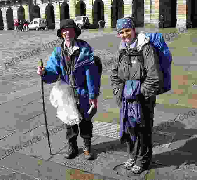 Pilgrims Making Their Way To A Sacred Shrine, Their Faces Filled With Reverence And Devotion Landscape Nature And The Sacred In Byzantium