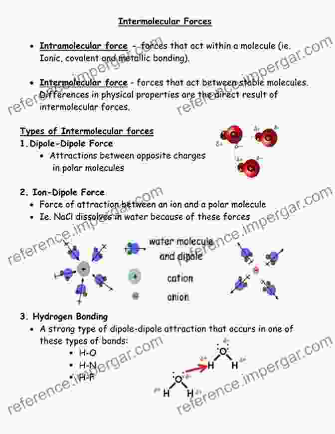 Types Of Intermolecular Forces Gel Chemistry: Interactions Structures And Properties (Lecture Notes In Chemistry 96)