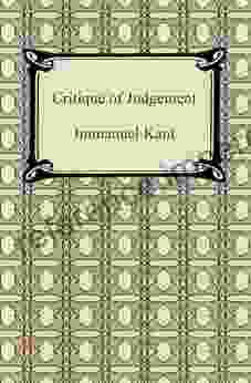 Critique Of Judgement Immanuel Kant