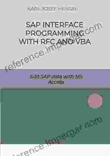 SAP interface programming with RFC and VBA: Edit SAP data with MS Access